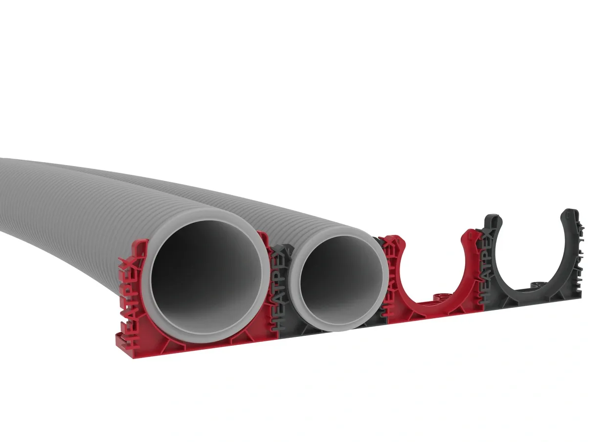 Clip HEATPEX ARIA CONNECT Ø75 mm gri (100 buc.)