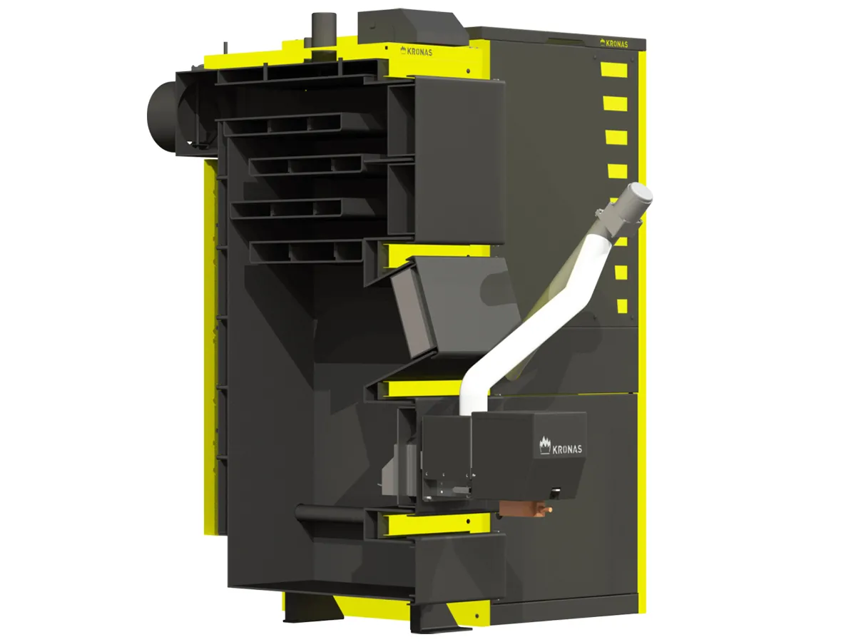 Cazan pe combustibil solid cu incarcare automata KRONAS PELLETS 22 kw