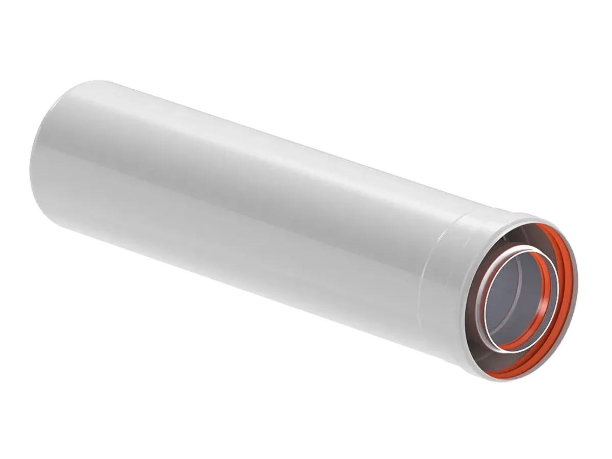 Prelungire coaxiala, pentru cos d 60/100 mm, l 1000 mm