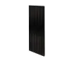 Calorifer decorativ LOJIMAX, colectie BAMBOO DOUBLE negru mat