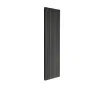 Calorifer decorativ LOJIMAX, colectie BAMBOO DOUBLE Black Matt Anodising