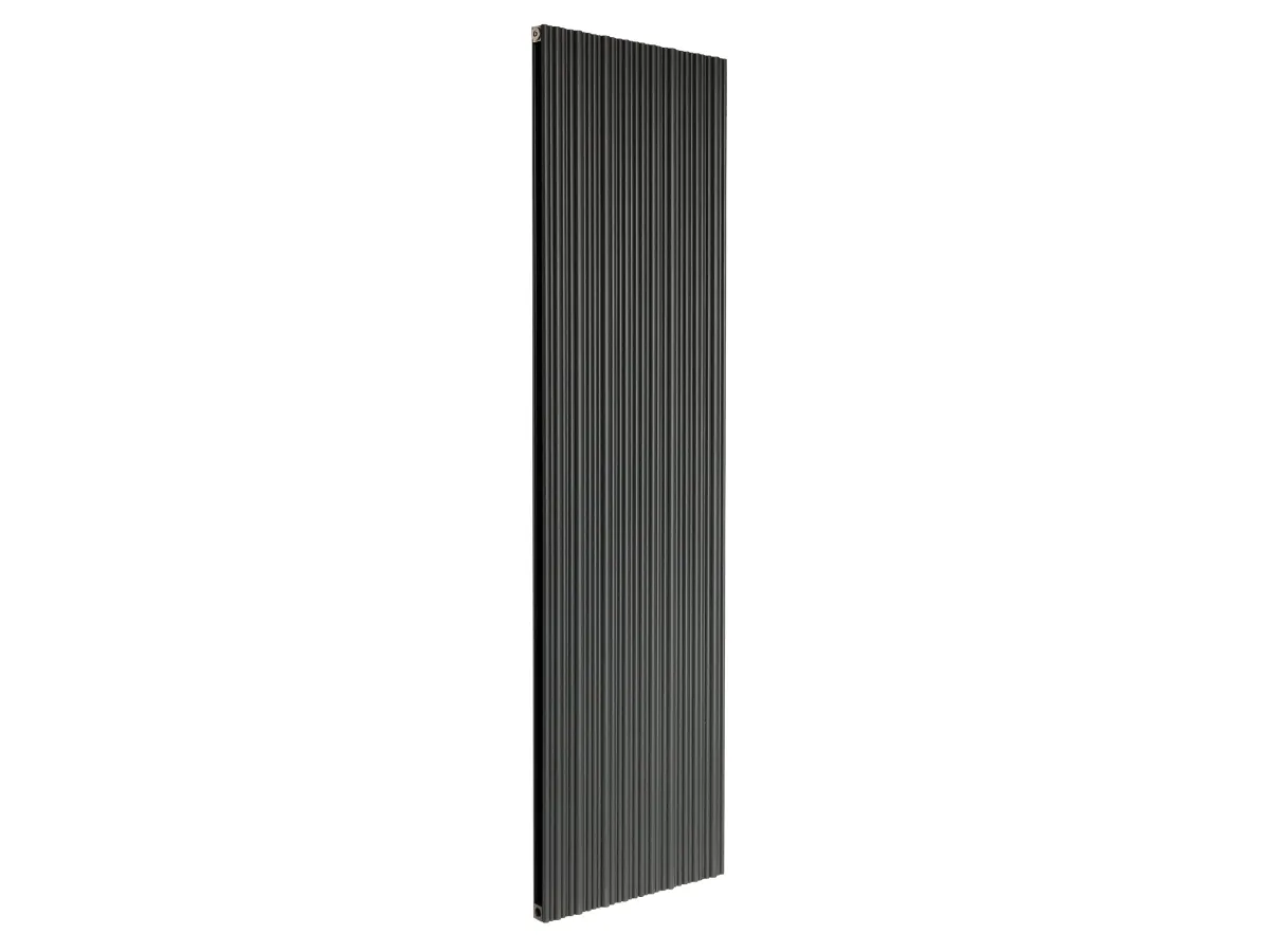 Calorifer decorativ LOJIMAX, colectie BAMBOO DOUBLE Black Matt Anodising