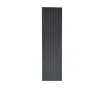 Calorifer decorativ LOJIMAX, colectie BAMBOO DOUBLE Black Matt Anodising