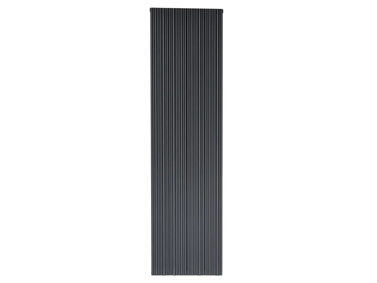 Calorifer decorativ LOJIMAX, colectie BAMBOO DOUBLE Black Matt Anodising