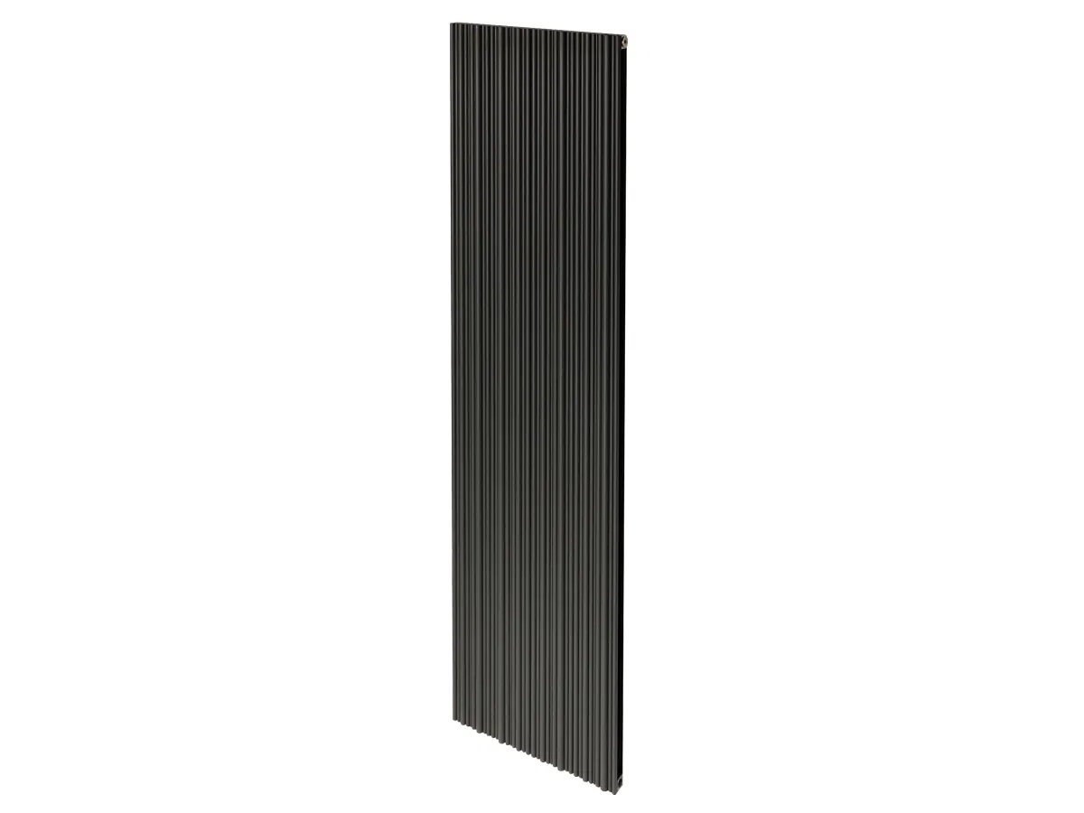 Calorifer decorativ LOJIMAX, colectie BAMBOO DOUBLE Black Matt Anodising