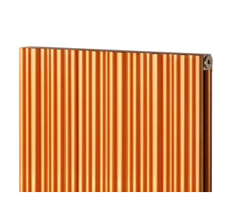 Calorifer decorativ LOJIMAX, colectie BAMBOO DOUBLE Copper Matt Anodising
