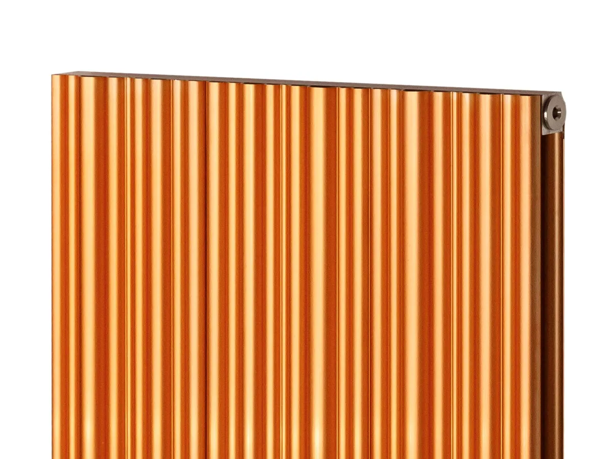 Calorifer decorativ LOJIMAX, colectie BAMBOO DOUBLE Copper Matt Anodising