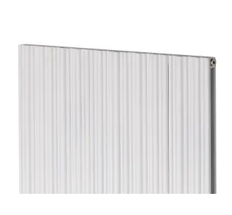 Calorifer decorativ LOJIMAX, colectie BAMBOO DOUBLE alb mat