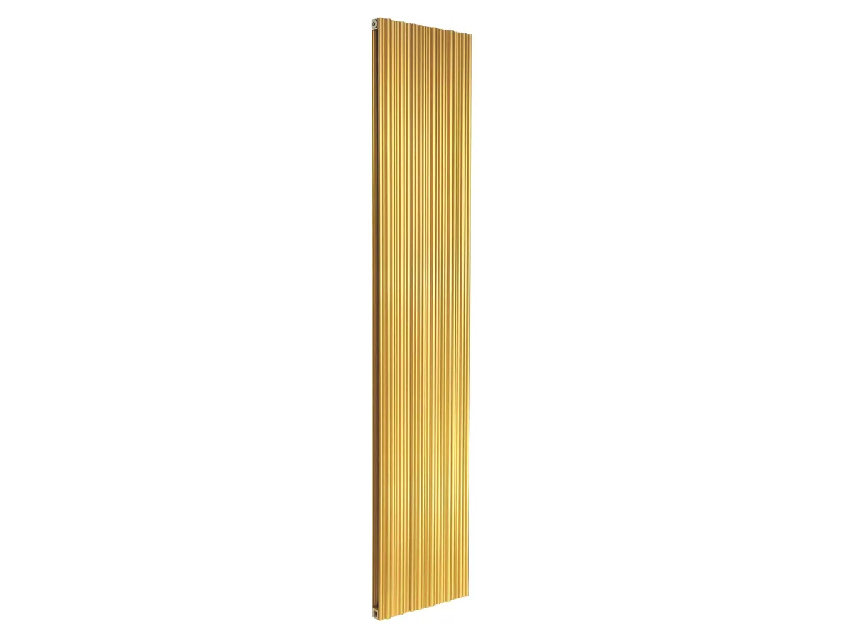 Calorifer decorativ LOJIMAX, colectie BAMBOO DOUBLE Gold Matt Anodising