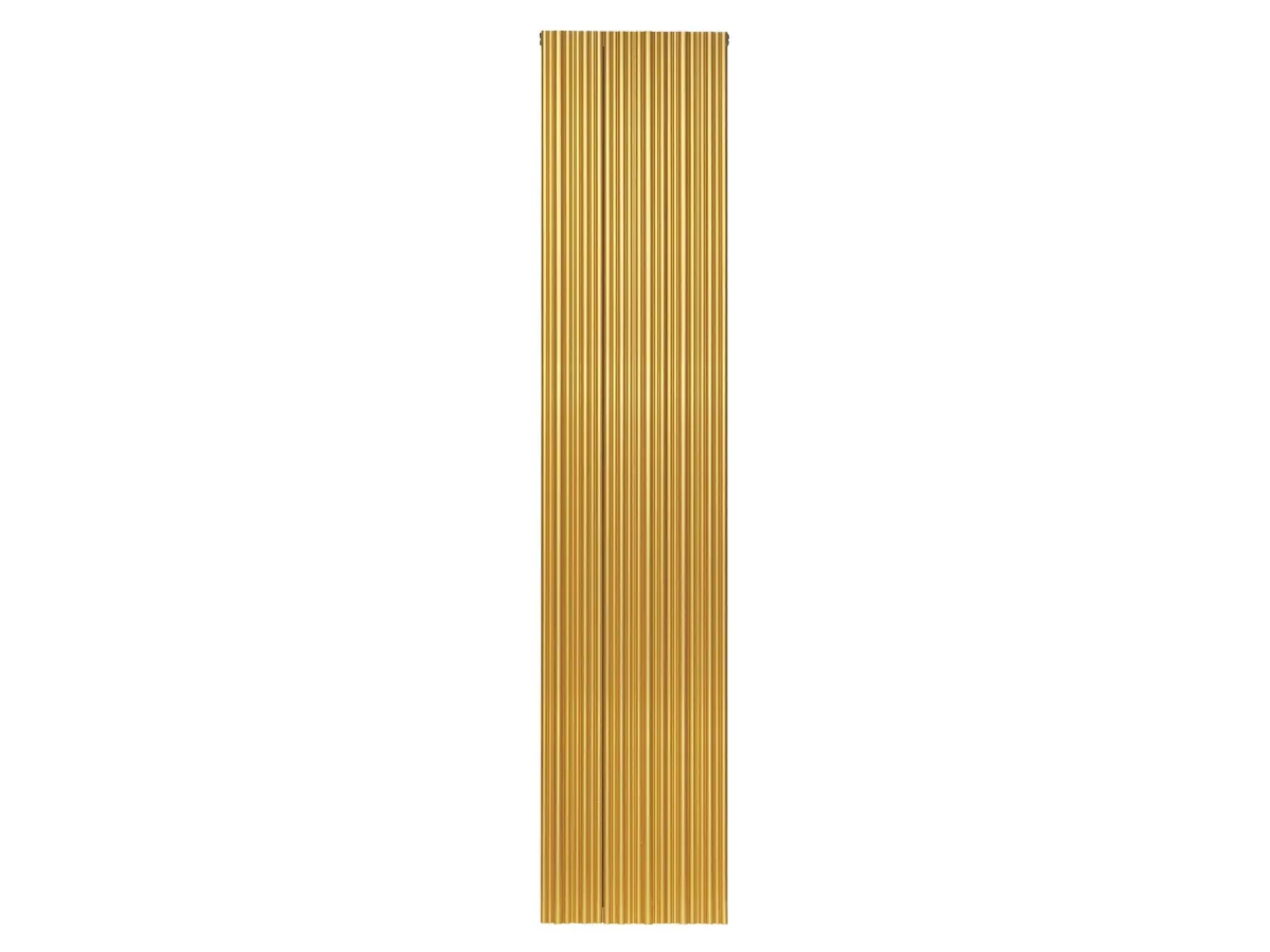 Calorifer decorativ LOJIMAX, colectie BAMBOO DOUBLE Gold Matt Anodising