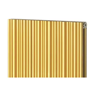 Calorifer decorativ LOJIMAX, colectie BAMBOO DOUBLE Gold Matt Anodising