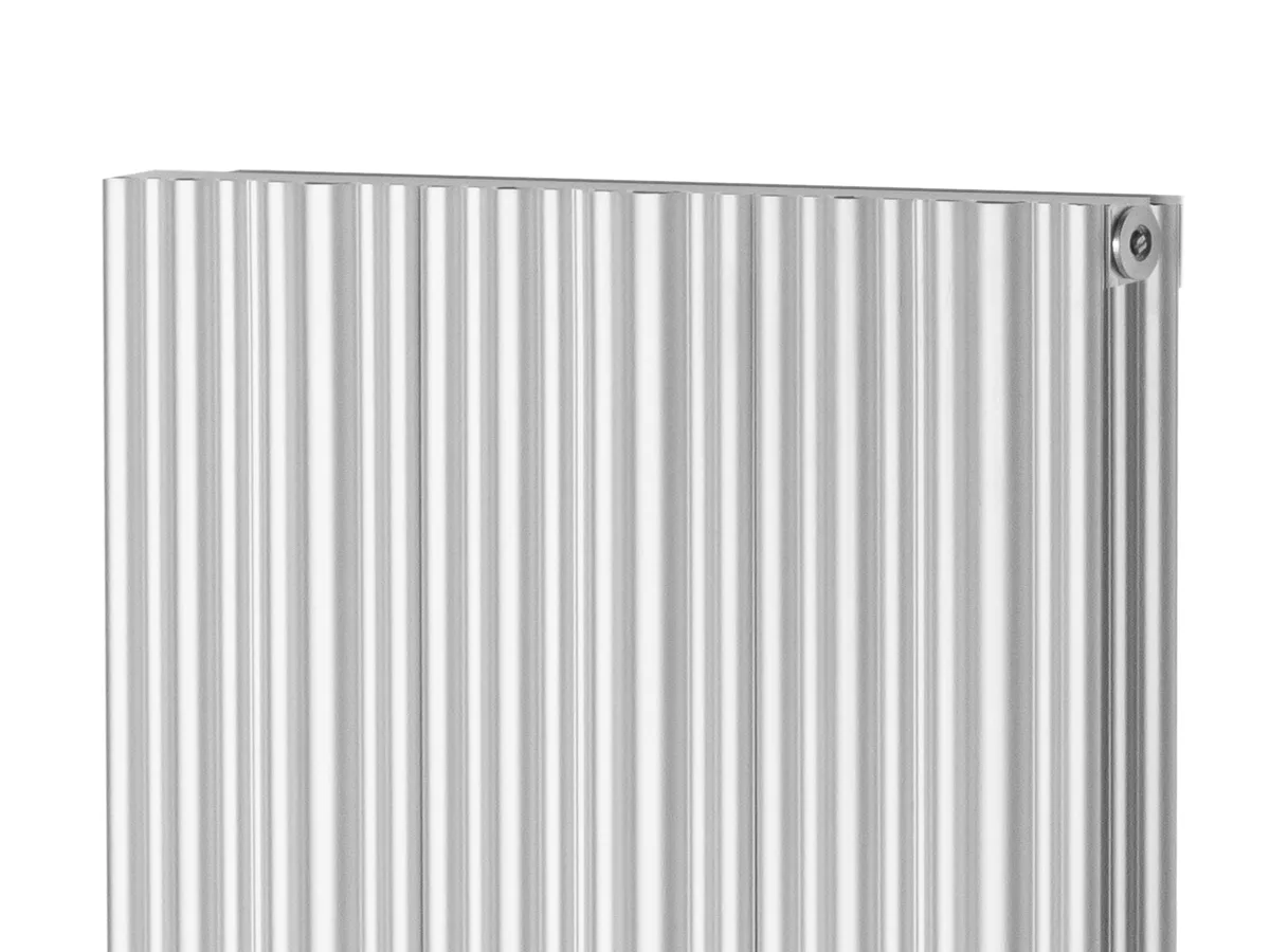 Calorifer decorativ LOJIMAX, colectie BAMBOO DOUBLE Inox Matt Anodising