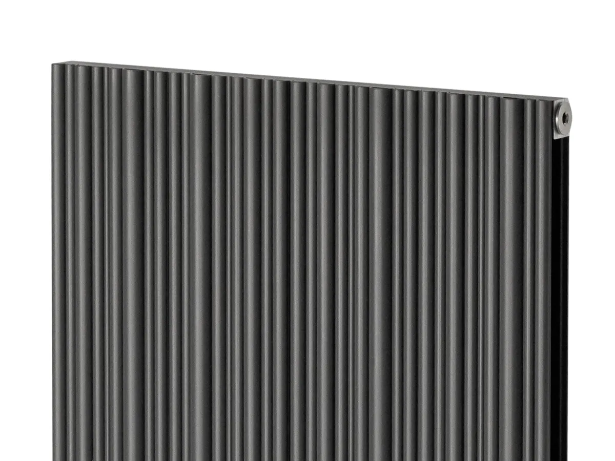 Calorifer decorativ LOJIMAX, colectie BAMBOO DOUBLE Antracit mat