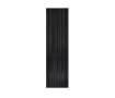 Calorifer decorativ LOJIMAX, colectie BAMBOO Black Matt Anodising
