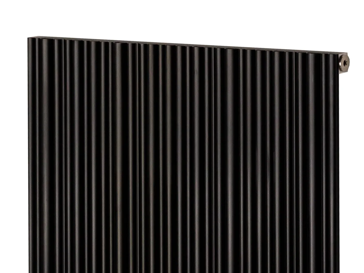 Calorifer decorativ LOJIMAX, colectie BAMBOO Black Matt Anodising