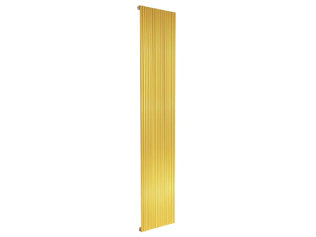 Calorifer decorativ LOJIMAX, colectie BAMBOO Gold Matt Anodising