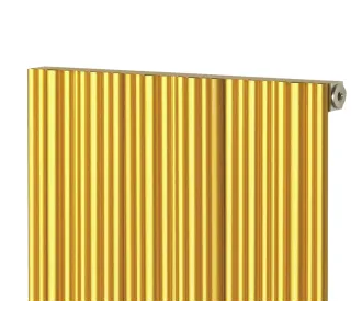 Calorifer decorativ LOJIMAX, colectie BAMBOO Gold Matt Anodising