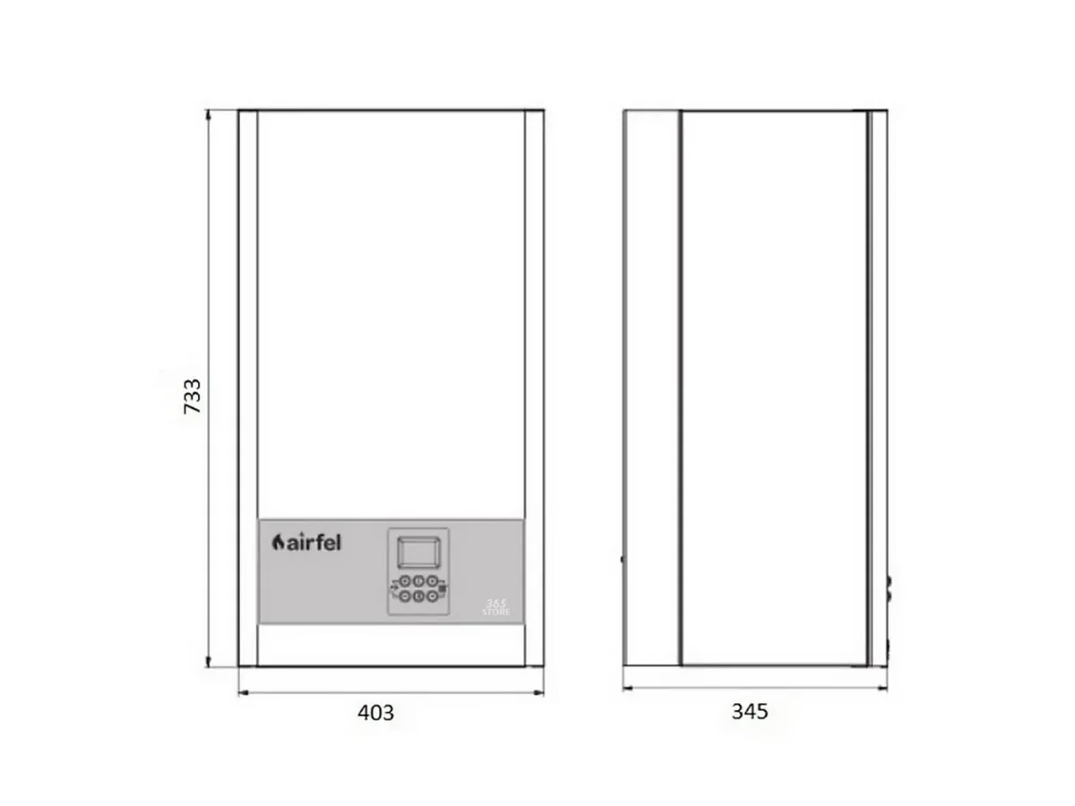 Конденсационный газовый котел AIRFEL Digifel Premix 24 кВт