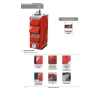 Cazan pe combustibil solid cu incarcare manuala STALMARK PID 20 kW
