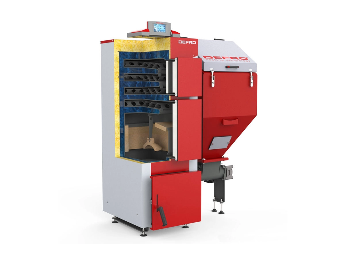 Cazan pe combustibil solid cu incarcare automata DEFRO KOMFORT EKO LUX 5 KLASA ECODESIGN 9 kW