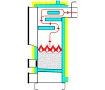 Cazan pe combustibil solid LOGITERM standardMAX 38 kW