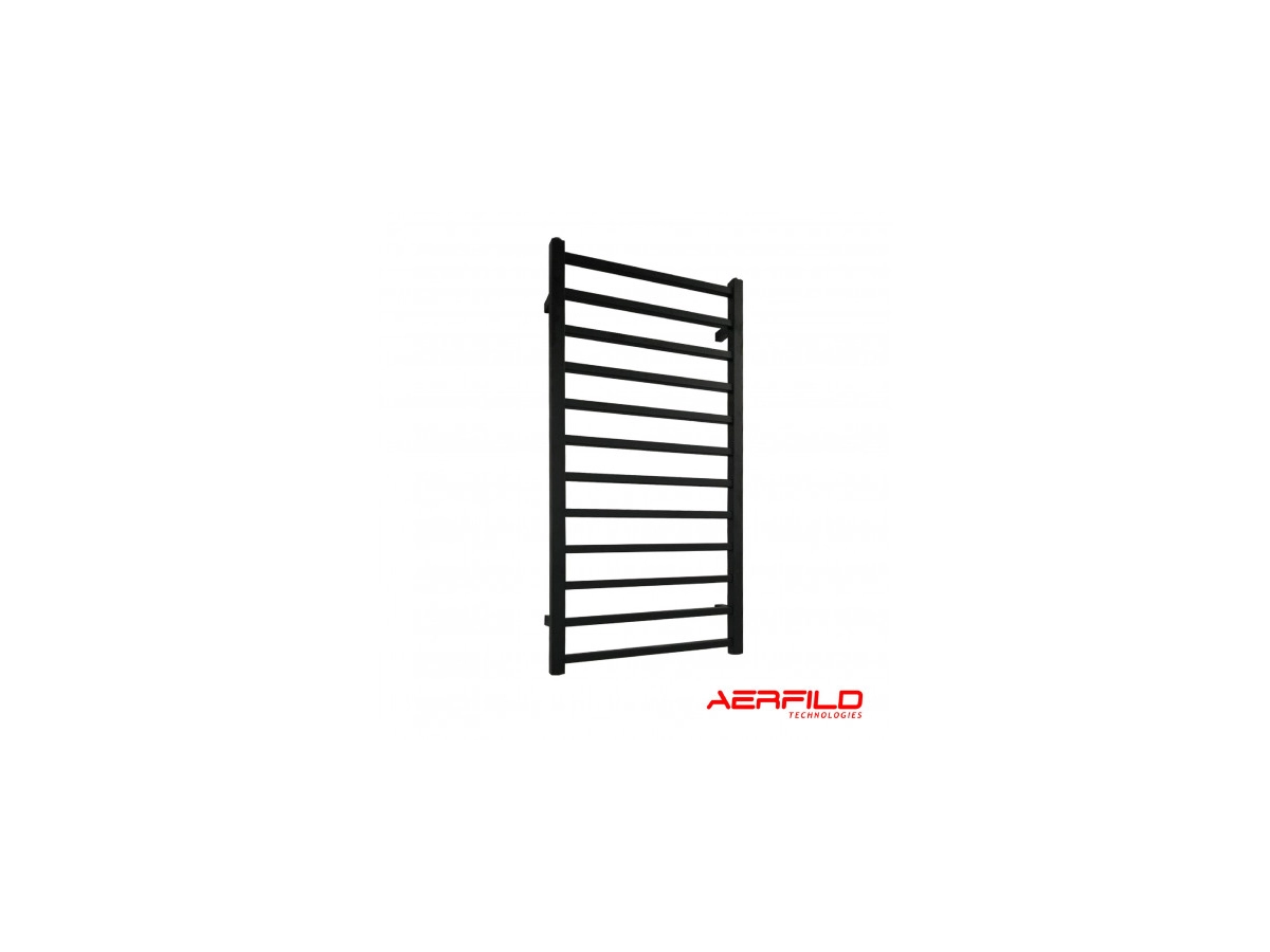 Дизайнерский полотенцесушитель Aerfild Jet 500x1000 mm, negru