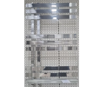 Дизайнерский полотенцесушитель Aerfild Elche 500x800 mm, crom
