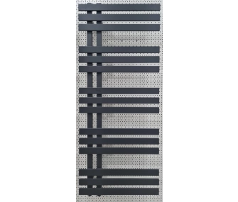 Дизайнерский полотенцесушитель Aerfild Elche 500x1200 mm, black