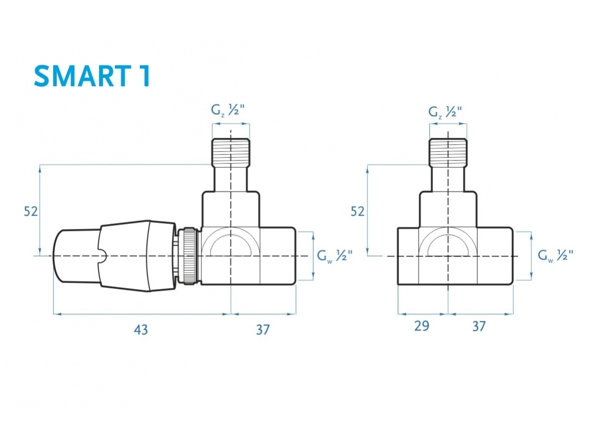 Robinet cu cap termostat Gorgiel Smart1 (06)