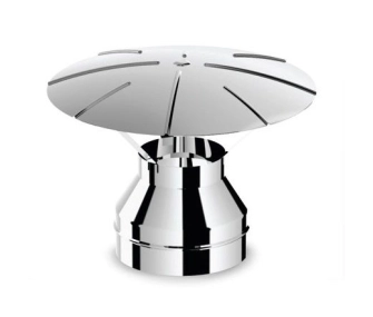 Terminal conic izolat cu palarie SOLINOX d.200-250 (inox 304)