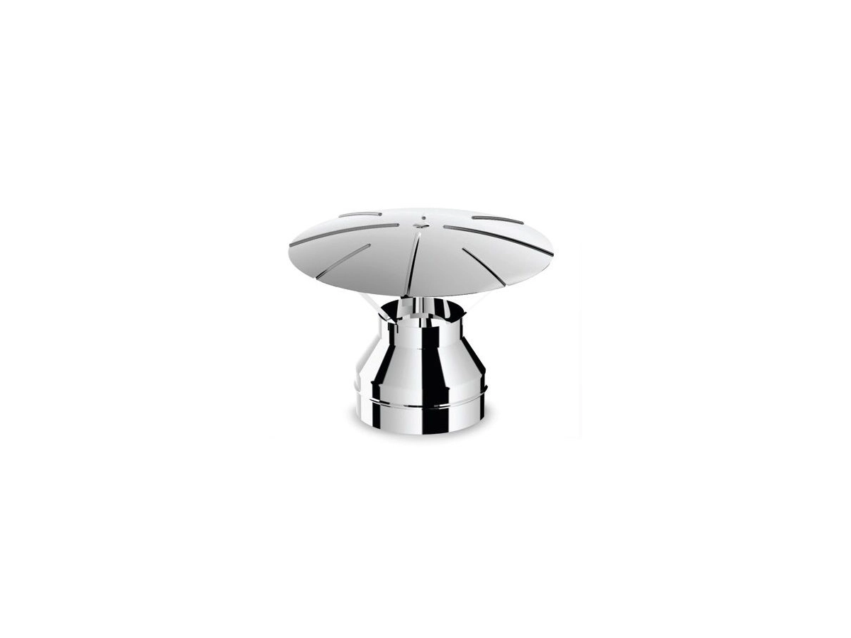 Terminal conic izolat cu palarie SOLINOX d.200-250 (inox 304)