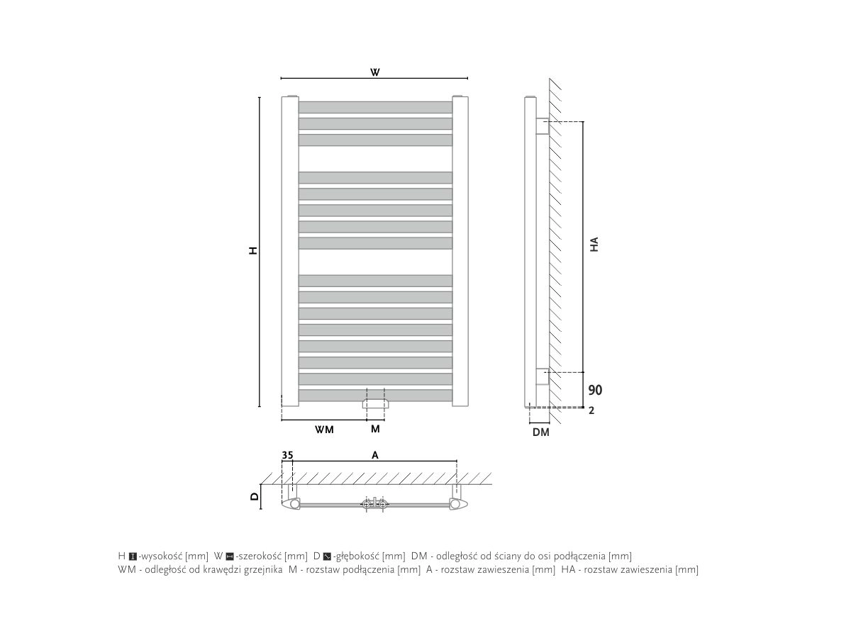 Radiator design GORGIEL ZENITH DR AZ-DR