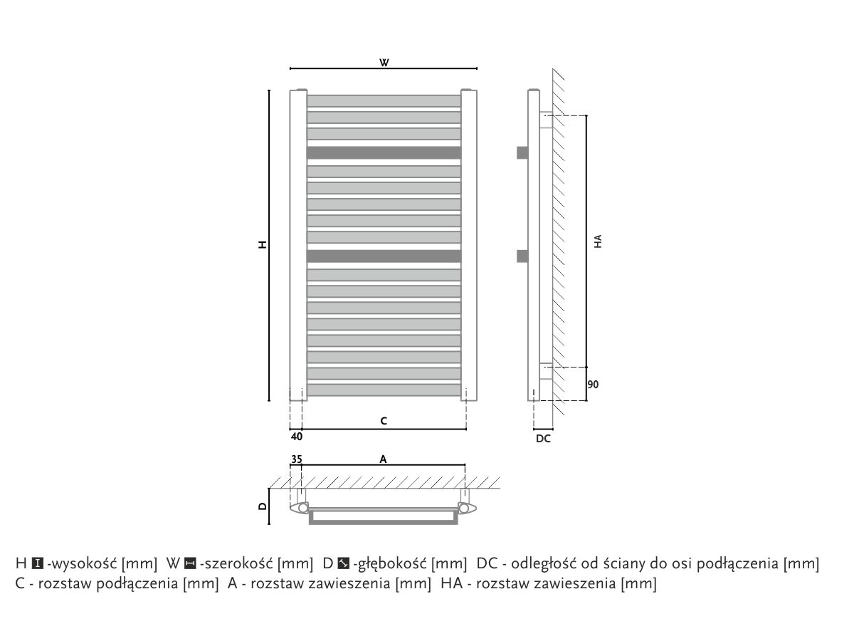 Radiator design GORGIEL ZENITH DR/P AZ-DR/P