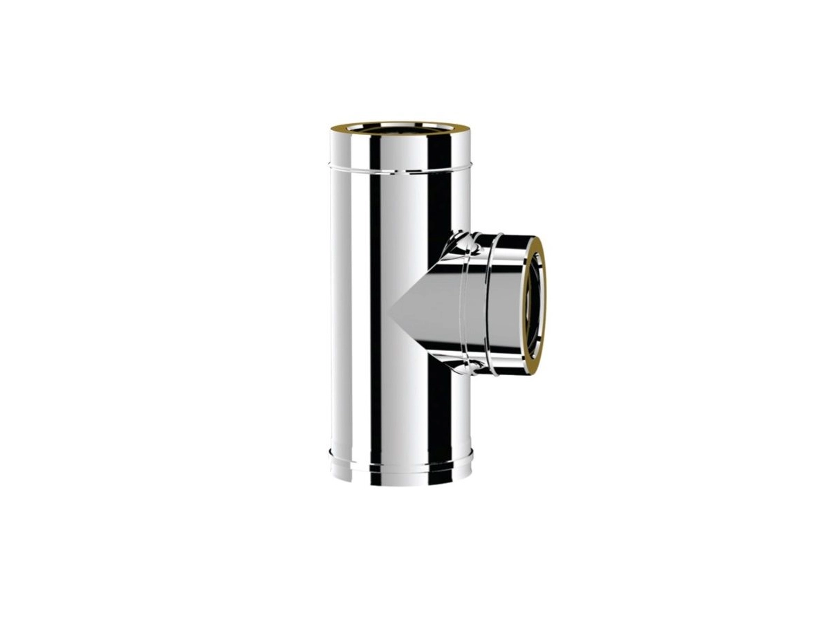 Тройник дымоходный утепленный 90° SOLINOX d.200-250 (inox 304/304)
