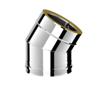 Unghi 30° izolat pentru cos de fum SOLINOX d.150-200 (inox 304/304)