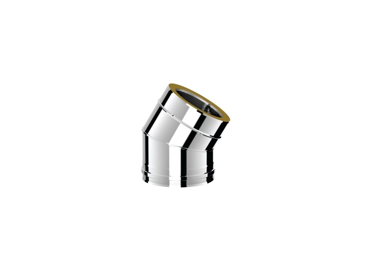 Unghi 30° izolat pentru cos de fum SOLINOX d.150-200 (inox 304/304)