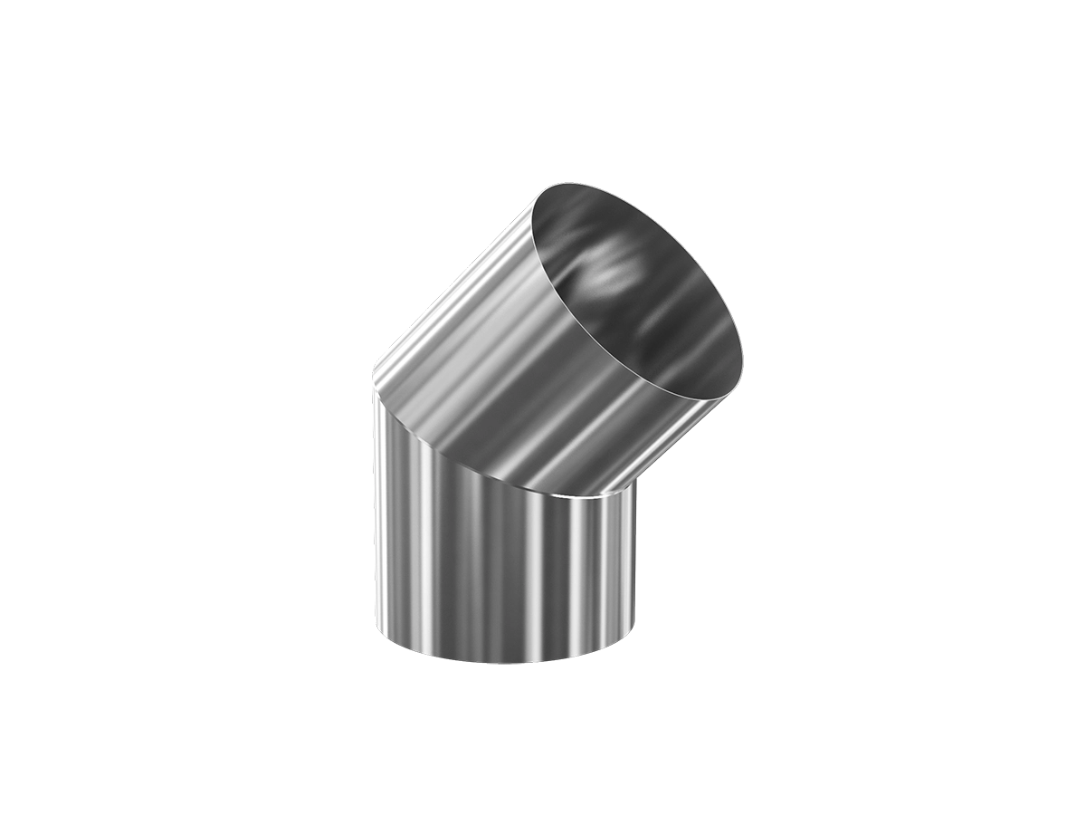 Unghi 30° pentru cos de fum CORAX d.100 mm (inox 304)