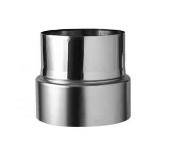 Trecere cos de fum ne izolata CORAX d.100mm (inox 304)