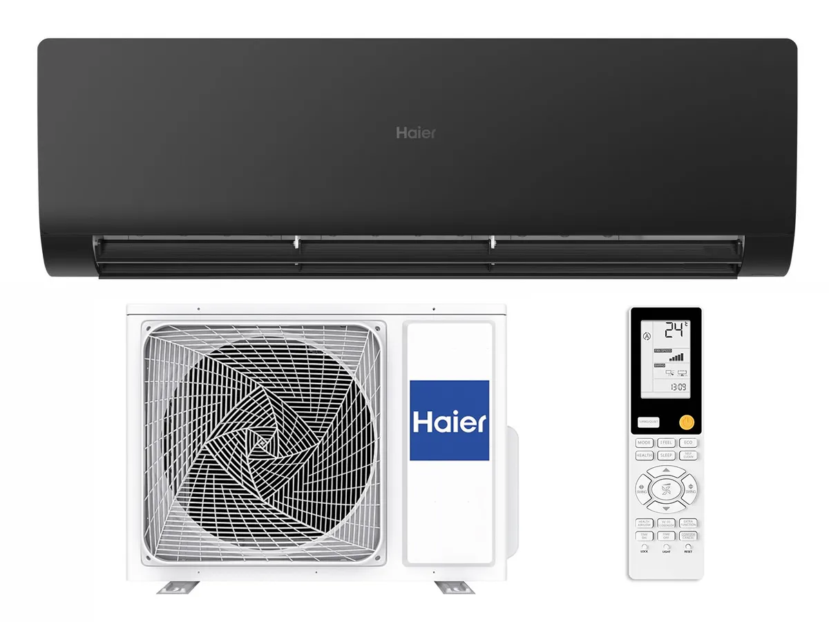Conditioner HAIER FLEXIS Plus DC Inverter Super Match AS25S2SF1FA-BH-1U25S2SM1FA (black matt)