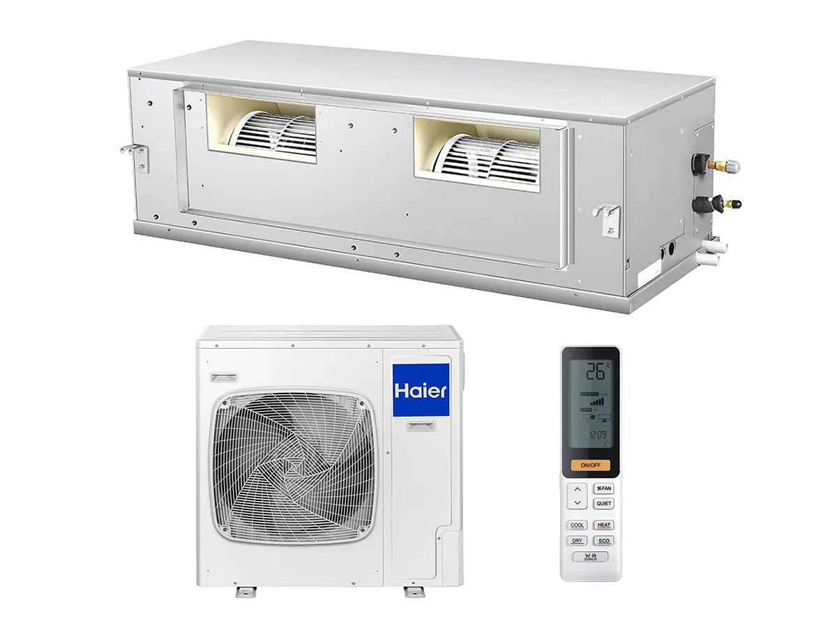 Aparat de aer conditionat duct High ESP HAIER ADH140H1ERG/1U140S2SN1FB