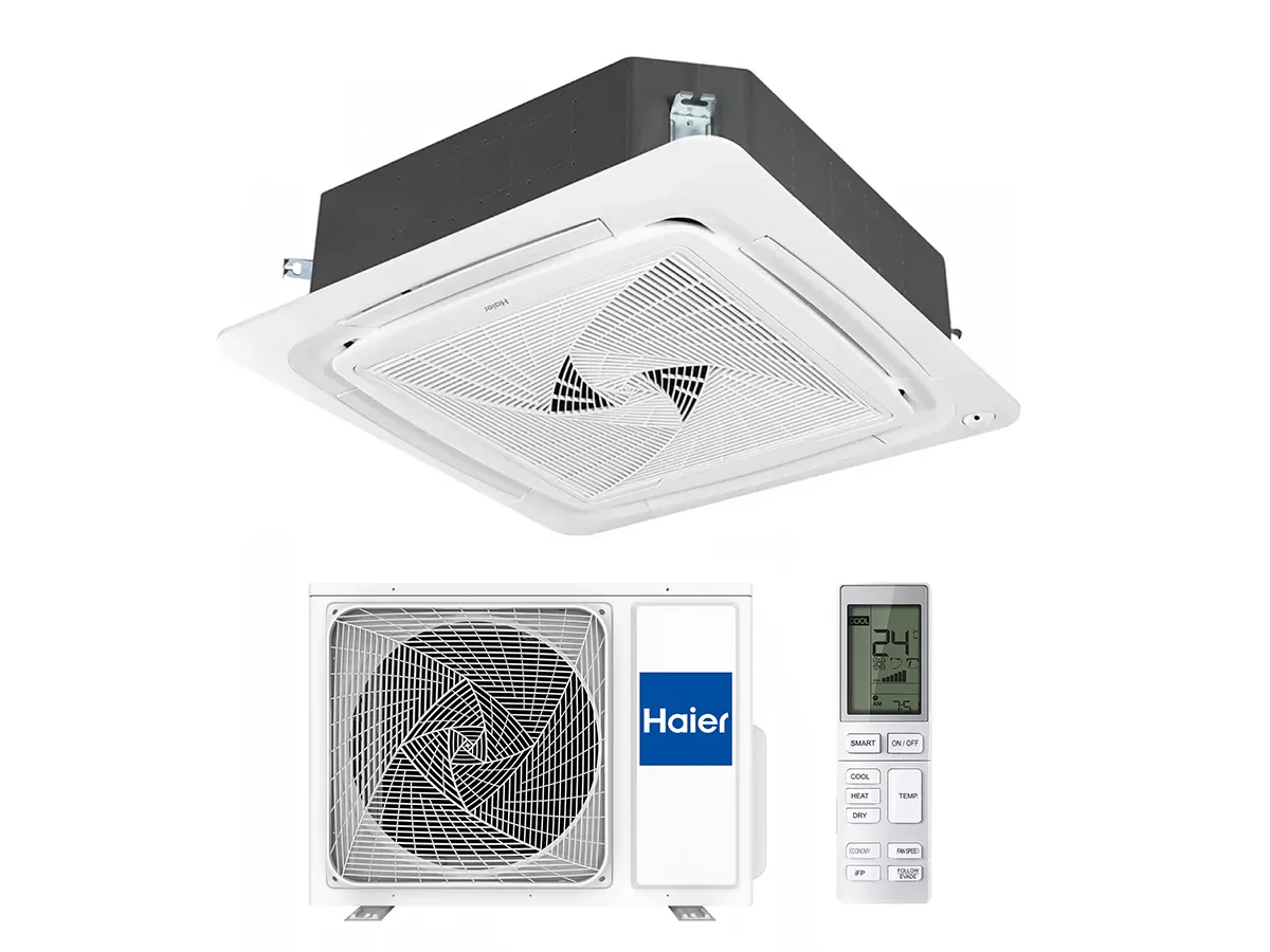Кондиционер инверторный касcетный круглый HAIER AB71S2SG1FA/1U71S2SR2FA + панель