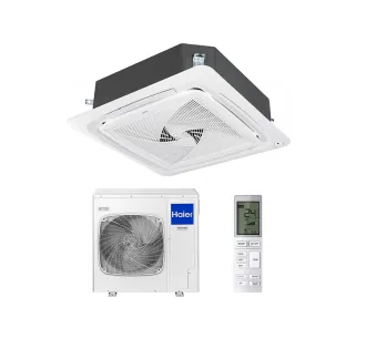 Кондиционер инверторный кассетный круглый HAIER ABH125K1ERG/1U125S2SN2FB + панель