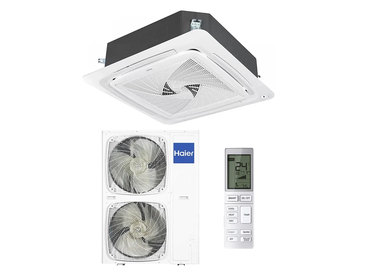 Кондиционер инверторный кассетный круглый HAIER ABH160K1ERG/1U160S2SP1FB + панель
