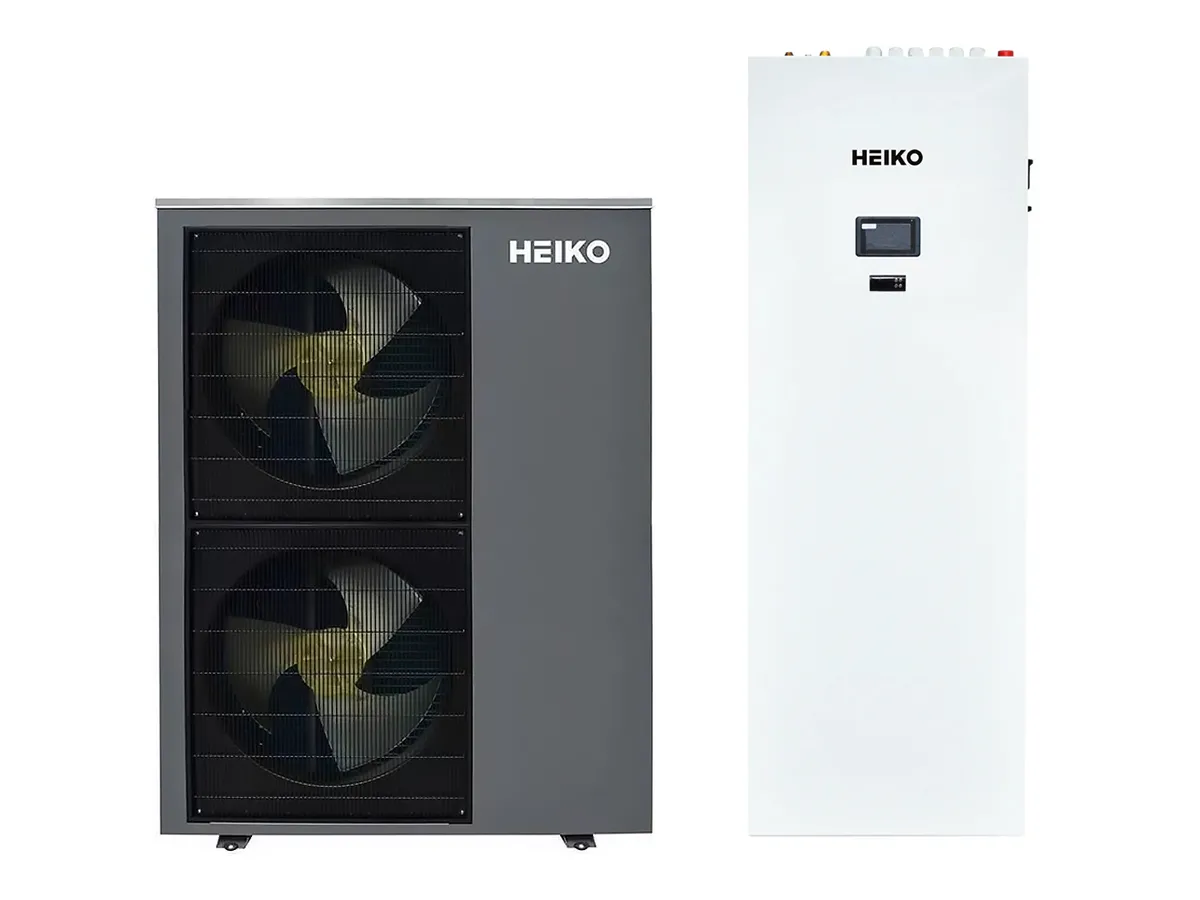 Pompă de căldură Heiko THERMAL Plus 15 kW monobloc cu modul hidraulic și boiler ACM