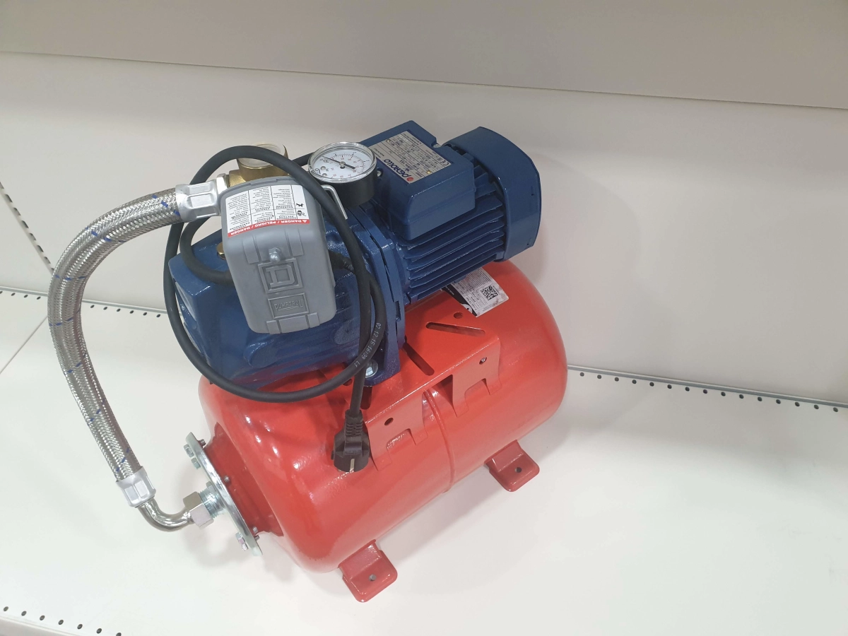 Гидрофор Pedrollo JSWm-1AX-24CL (до 9м, 0,6kW) с защитой