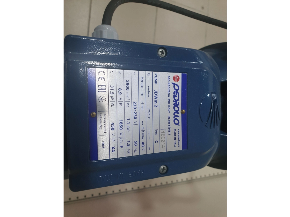 Гидрофор Pedrollo JDWm-2-30 24CL (до35м, 1,1kW) с защитой