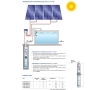 Pompa submersibila Pedrollo FLUID SOLAR 2-6 0,75 kW на солнечных панелях Pedrollo
