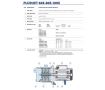 Pompa electrica centrifuga cu mai multe etape Pedrollo PLURIJETm4-100