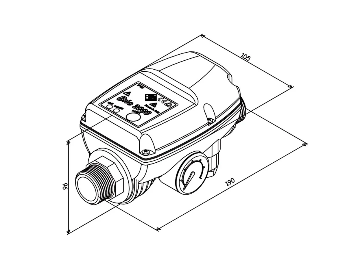 Regulator electronic de presiune Brio-MT 2000