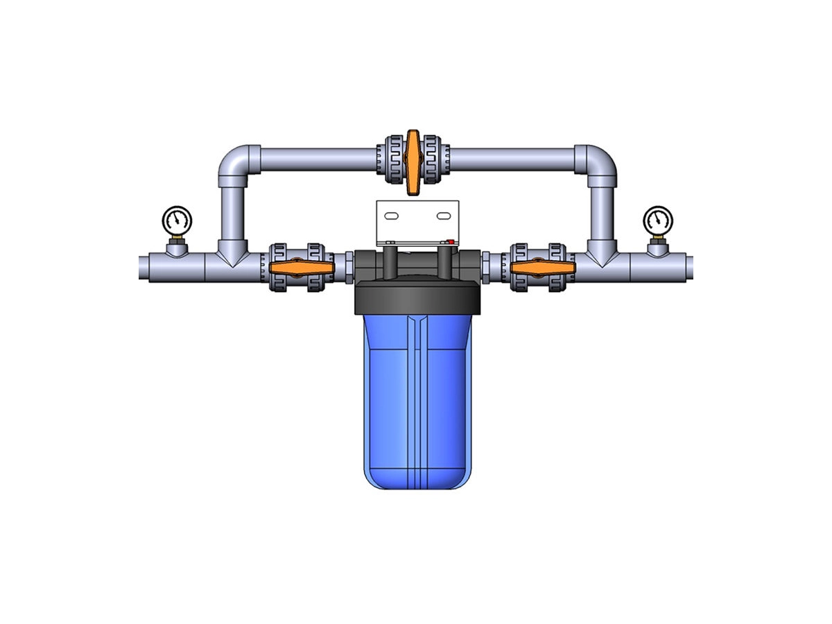 Filtru de curatare mecanica BB10 ECOSOFT, 1"